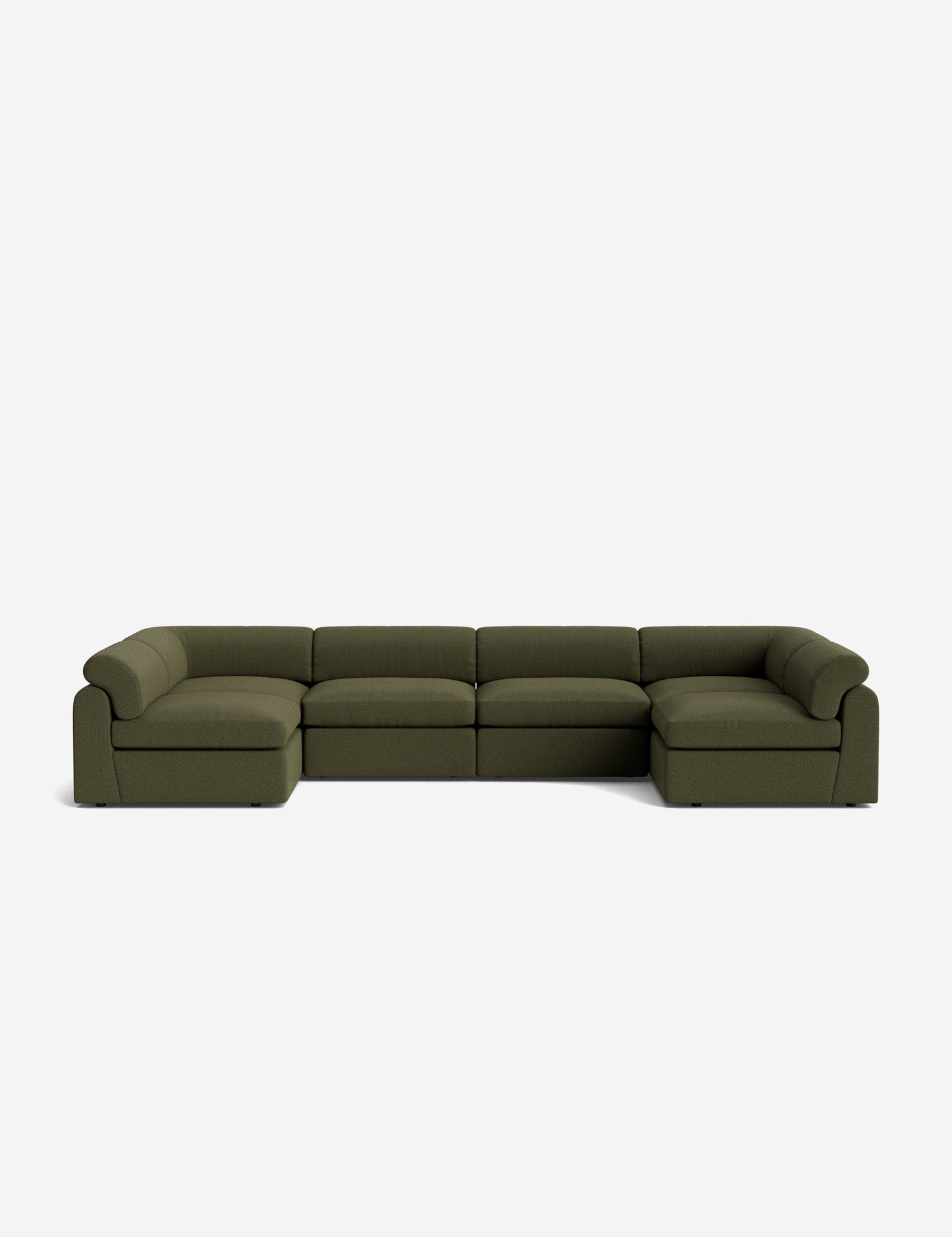 Canapé sectionnel modulaire en U Kingaby