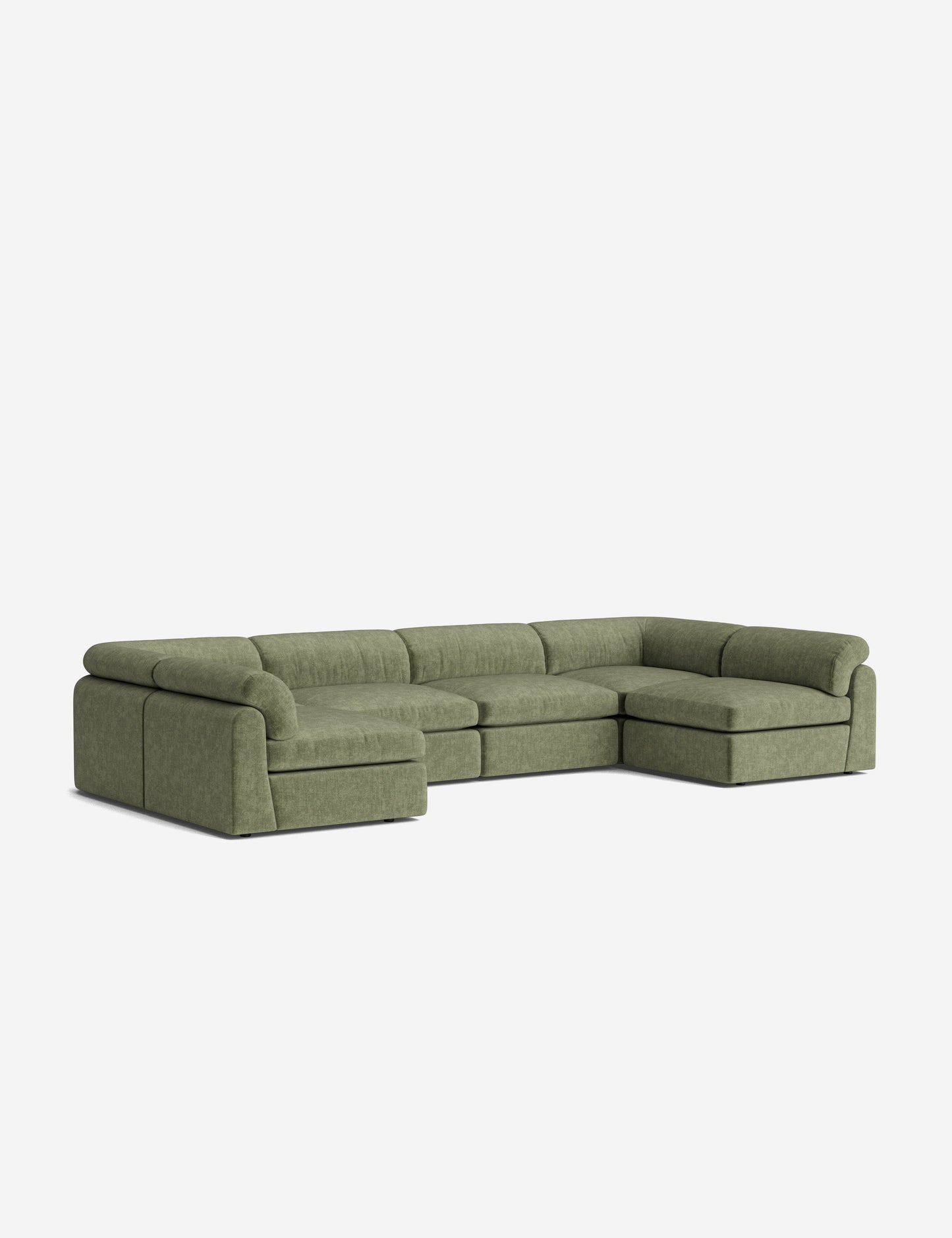 Canapé sectionnel modulaire en U Kingaby