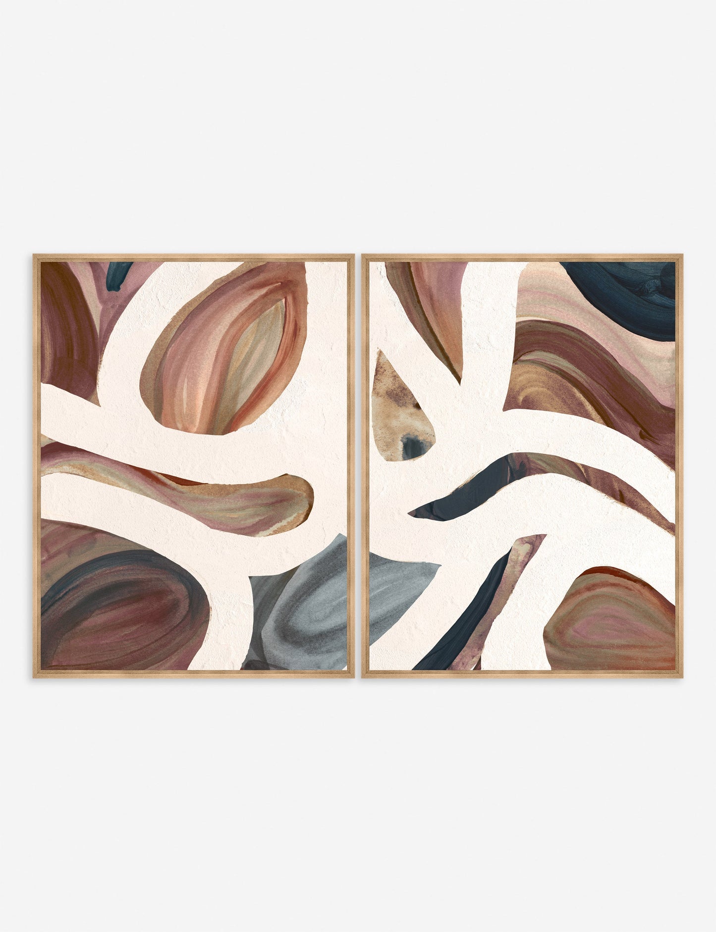 Diptyque mural Lune en Gémeaux par Danielle Davis