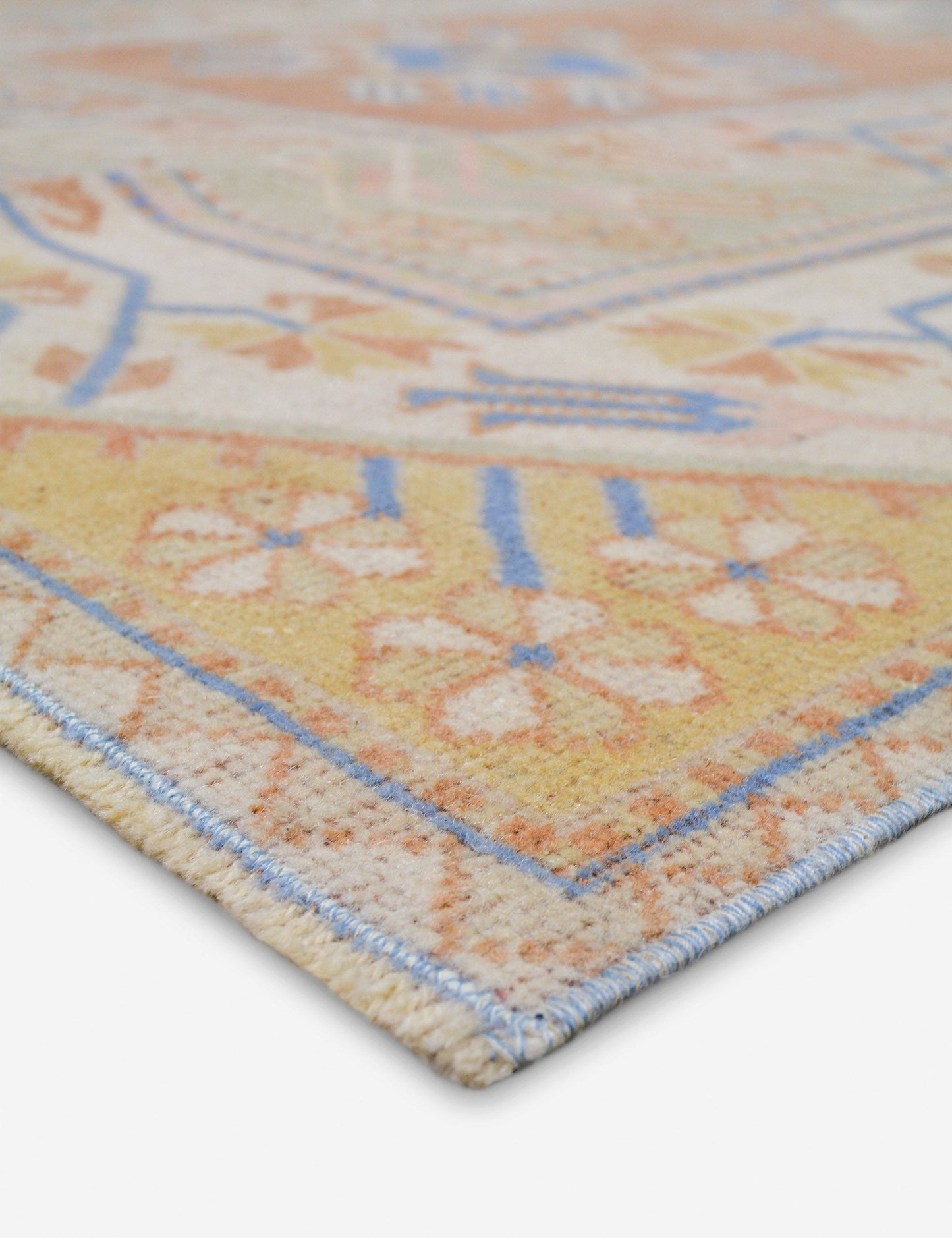 Tapis turc vintage en laine noué à la main n° 466, 1,52 m x 2,43 m