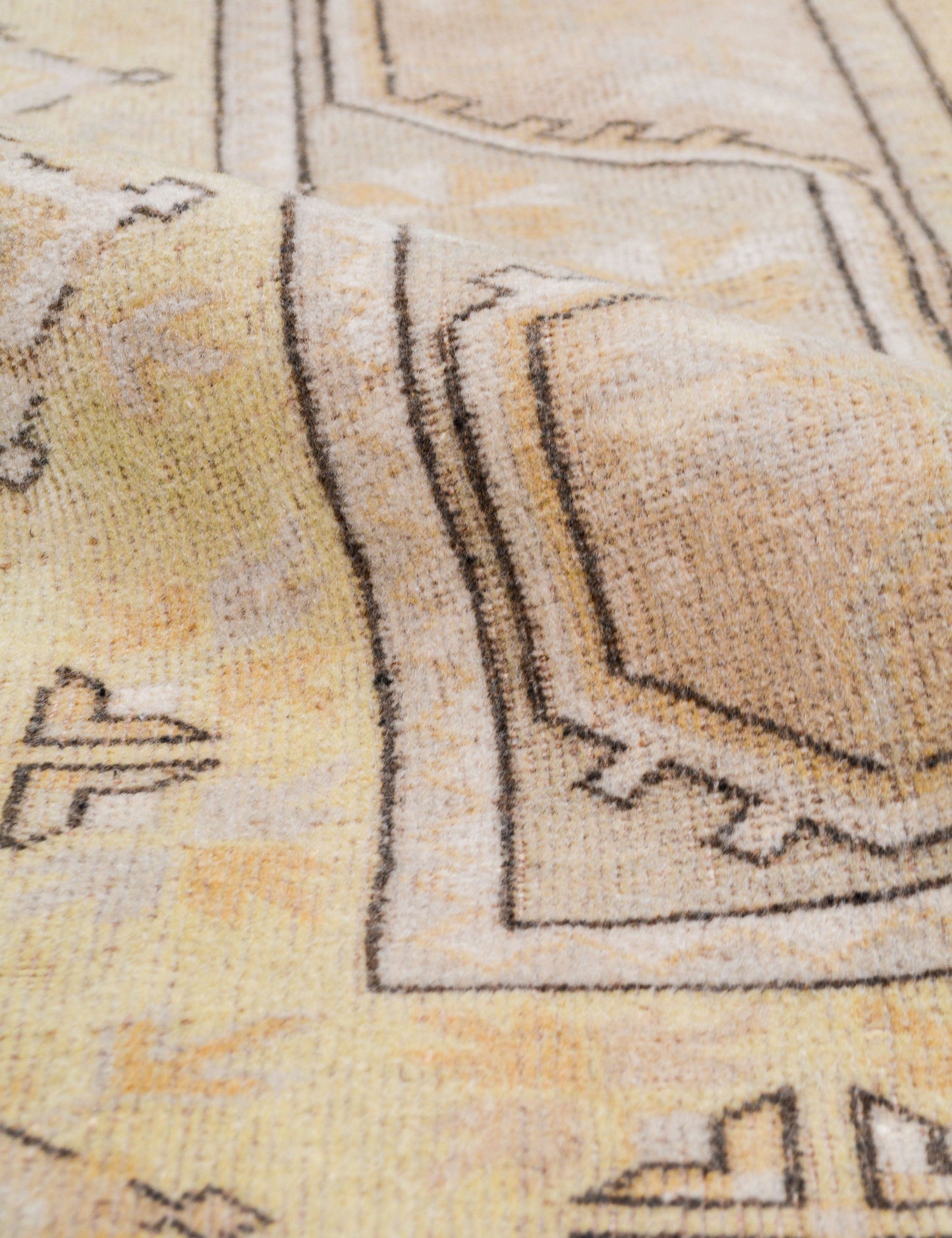 Tapis turc vintage en laine noué à la main n° 487, 1,55 m x 2,10 m