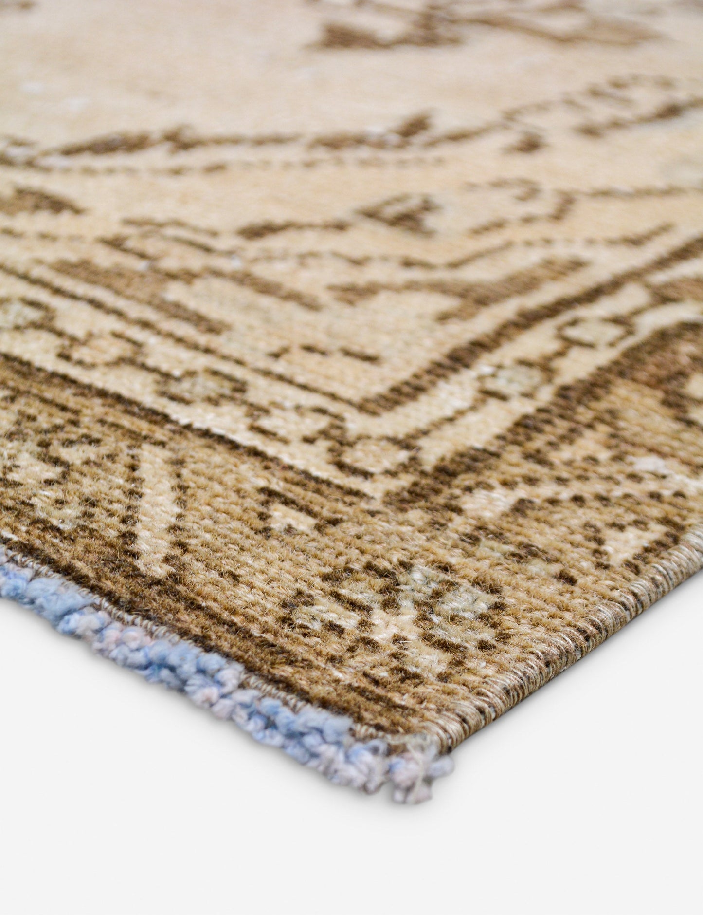 Tapis turc vintage en laine noué à la main n° 514, 90 cm x 270 cm