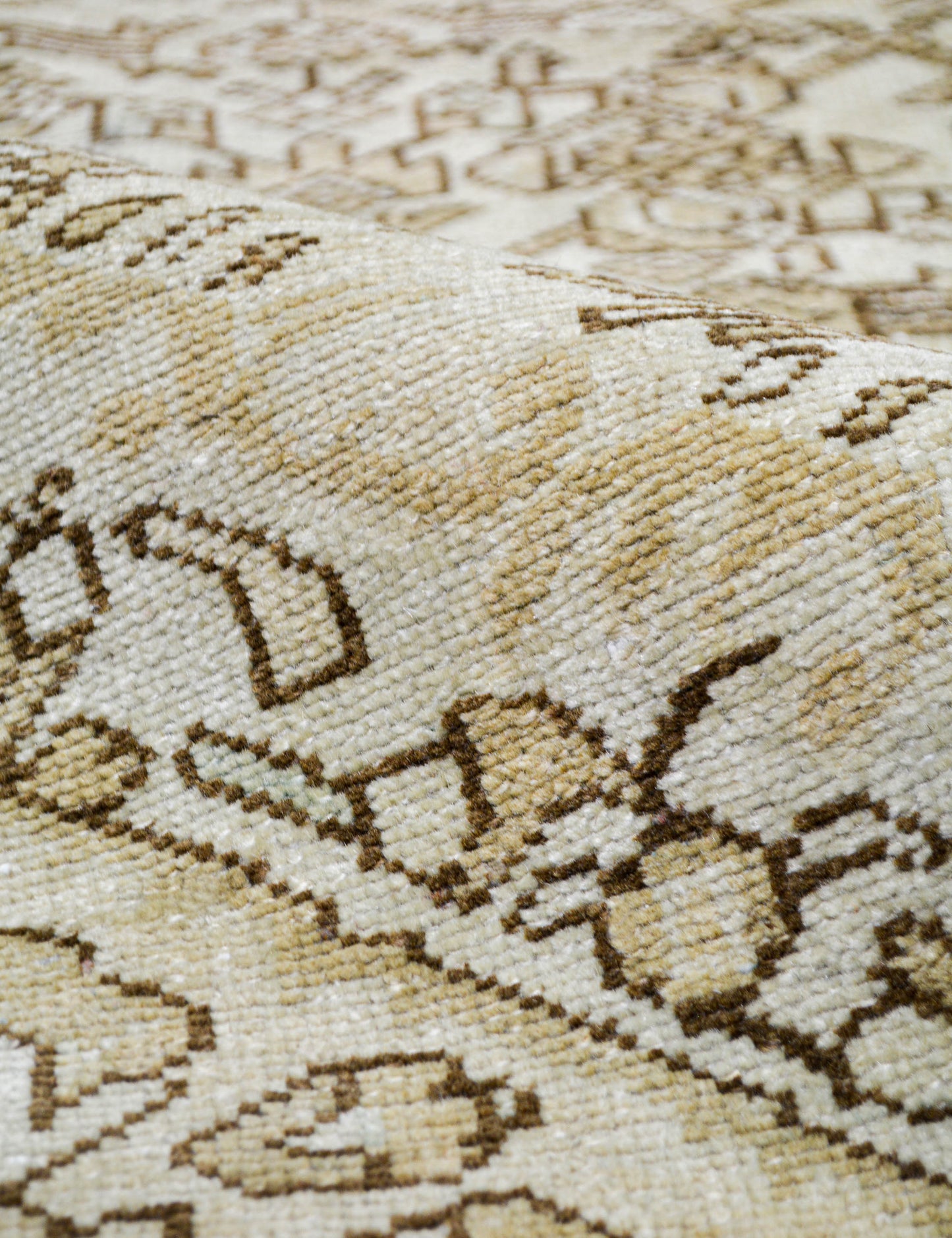 Tapis de couloir vintage turc en laine noué à la main n° 293, 90 cm x 300 cm