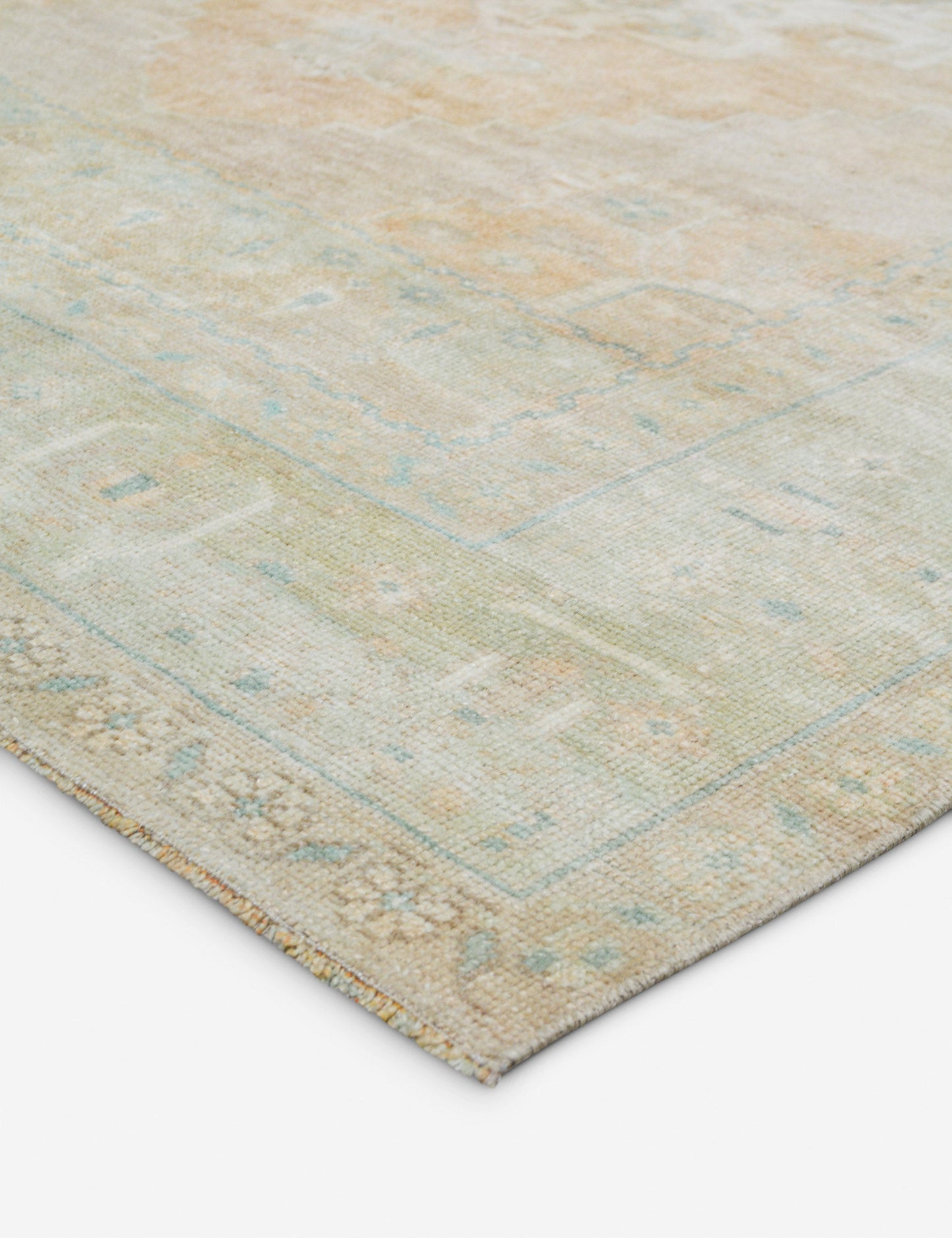 Tapis turc vintage en laine noué à la main n° 527, 1,55 m x 2,40 m