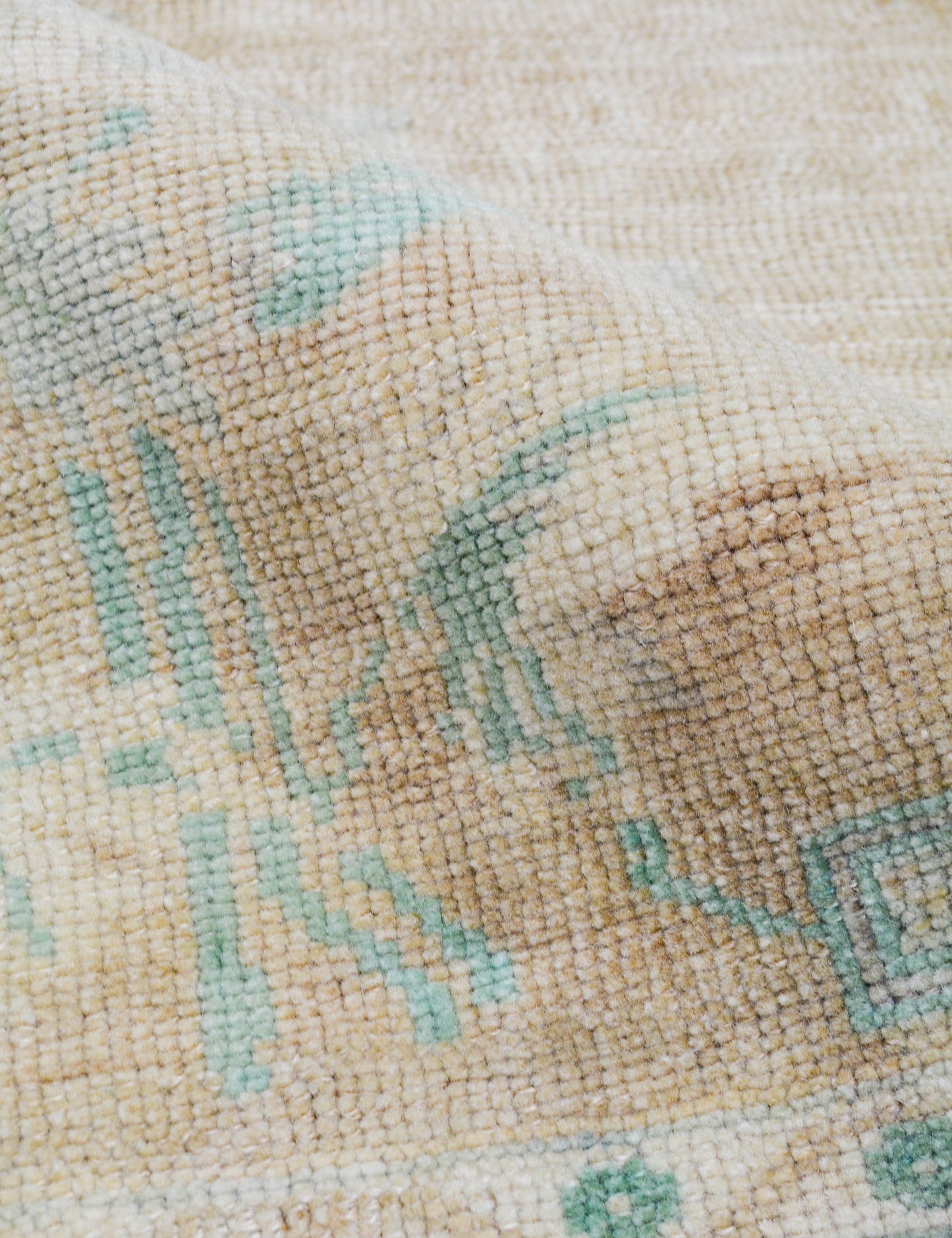Tapis de couloir vintage turc en laine noué à la main n° 294, 95 cm x 270 cm