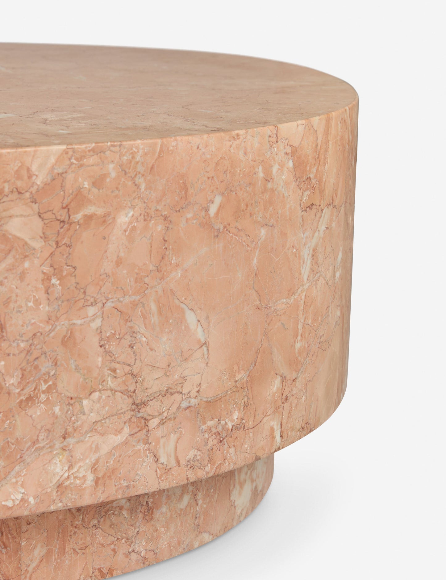 Table basse ronde en marbre Faas