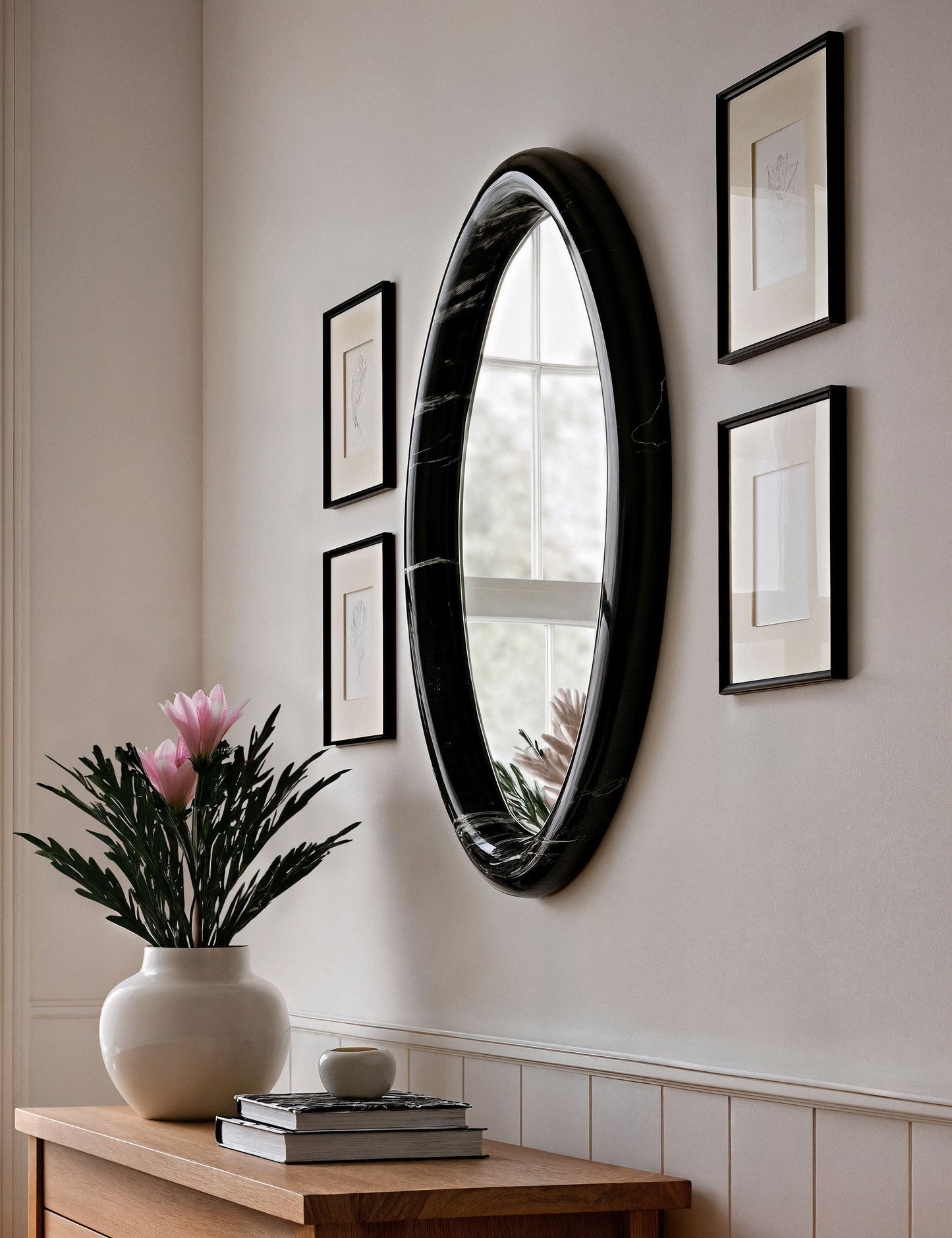 Miroir ovale Fedde
