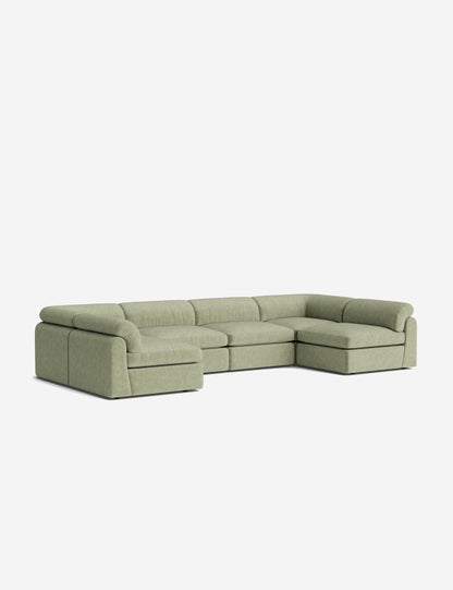 Canapé sectionnel modulaire en U Kingaby