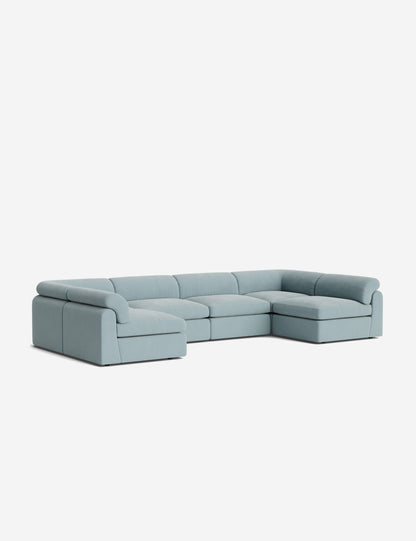 Canapé sectionnel modulaire en U Kingaby