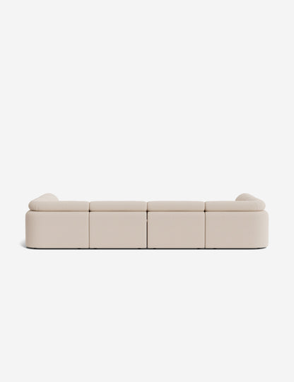Canapé sectionnel modulaire en U Kingaby