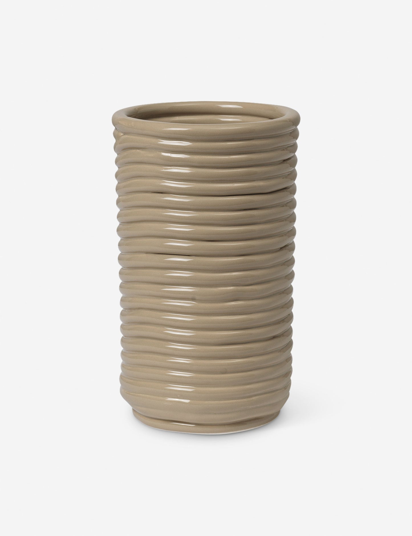 Vase en velours côtelé de Ferm Living