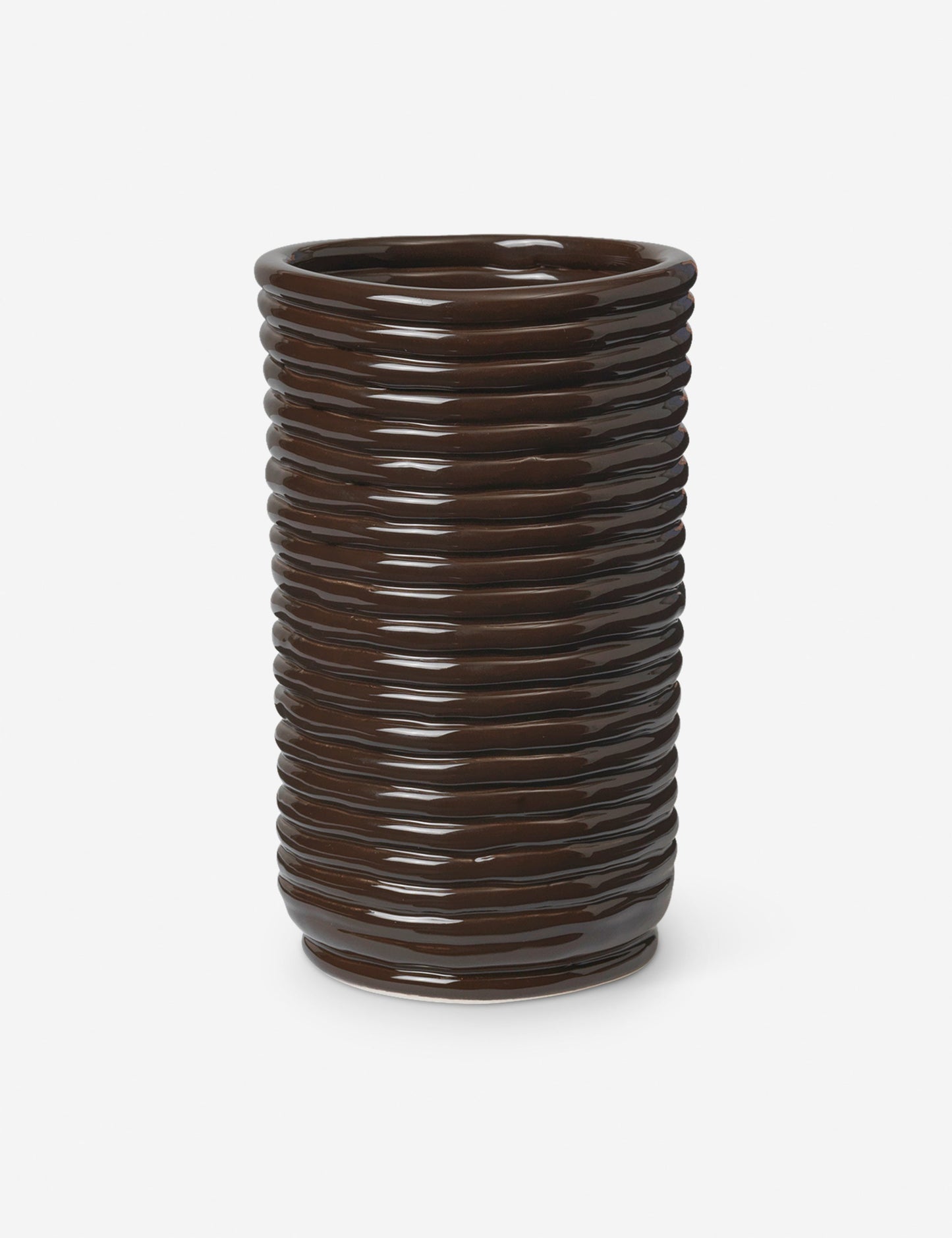 Vase en velours côtelé de Ferm Living