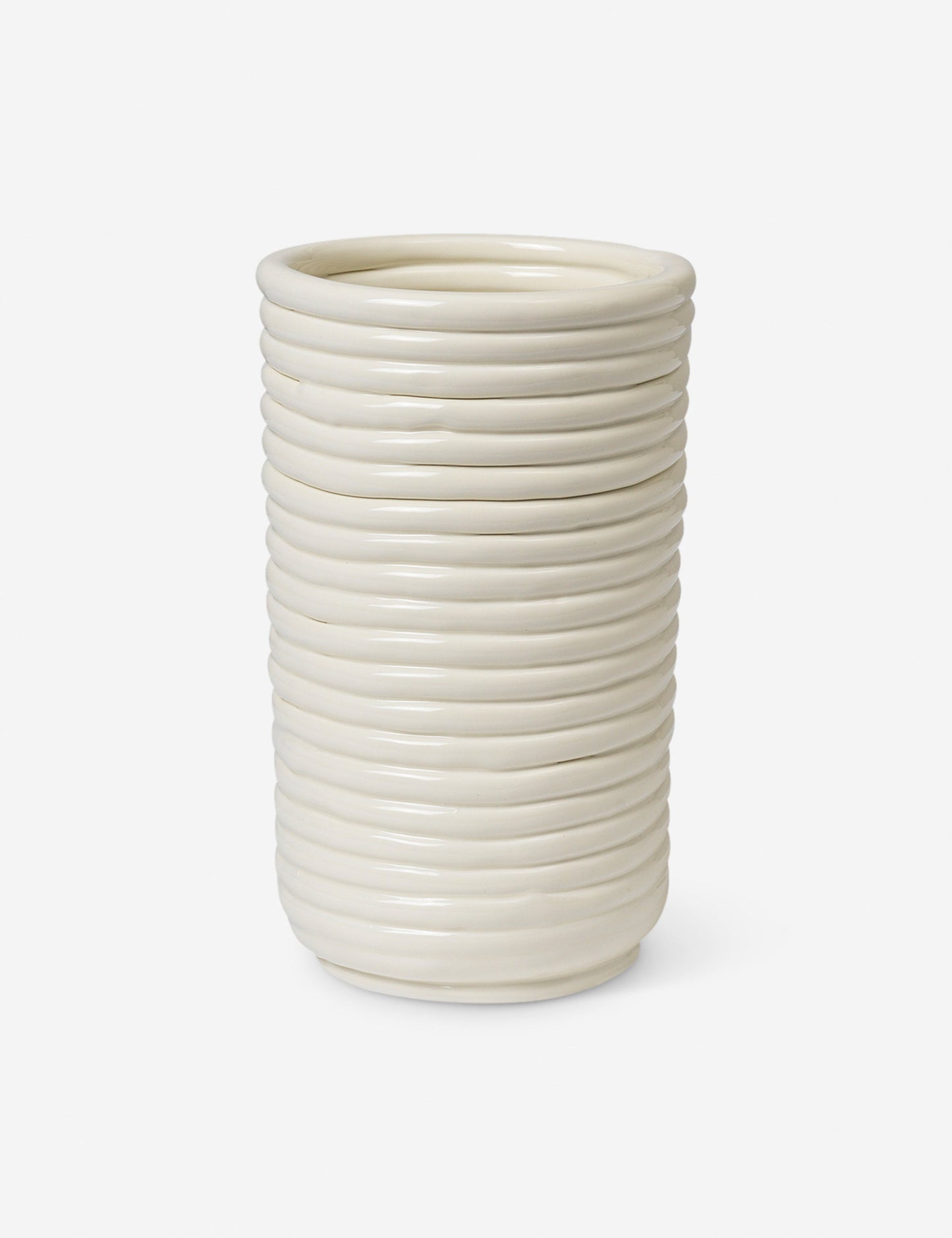 Vase en velours côtelé de Ferm Living