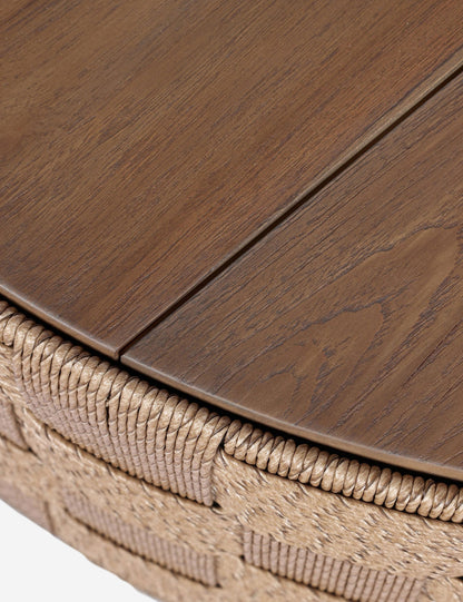 Table basse d'extérieur ronde Corsica