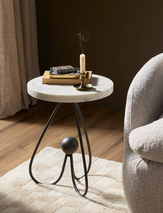 Table d'appoint ronde Vanetta