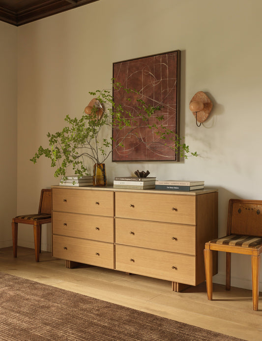 Commode Keshan à 6 tiroirs