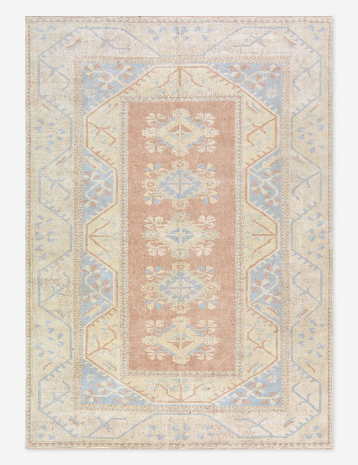 Tapis turc vintage en laine noué à la main n° 467, 1,83 m x 2,73 m