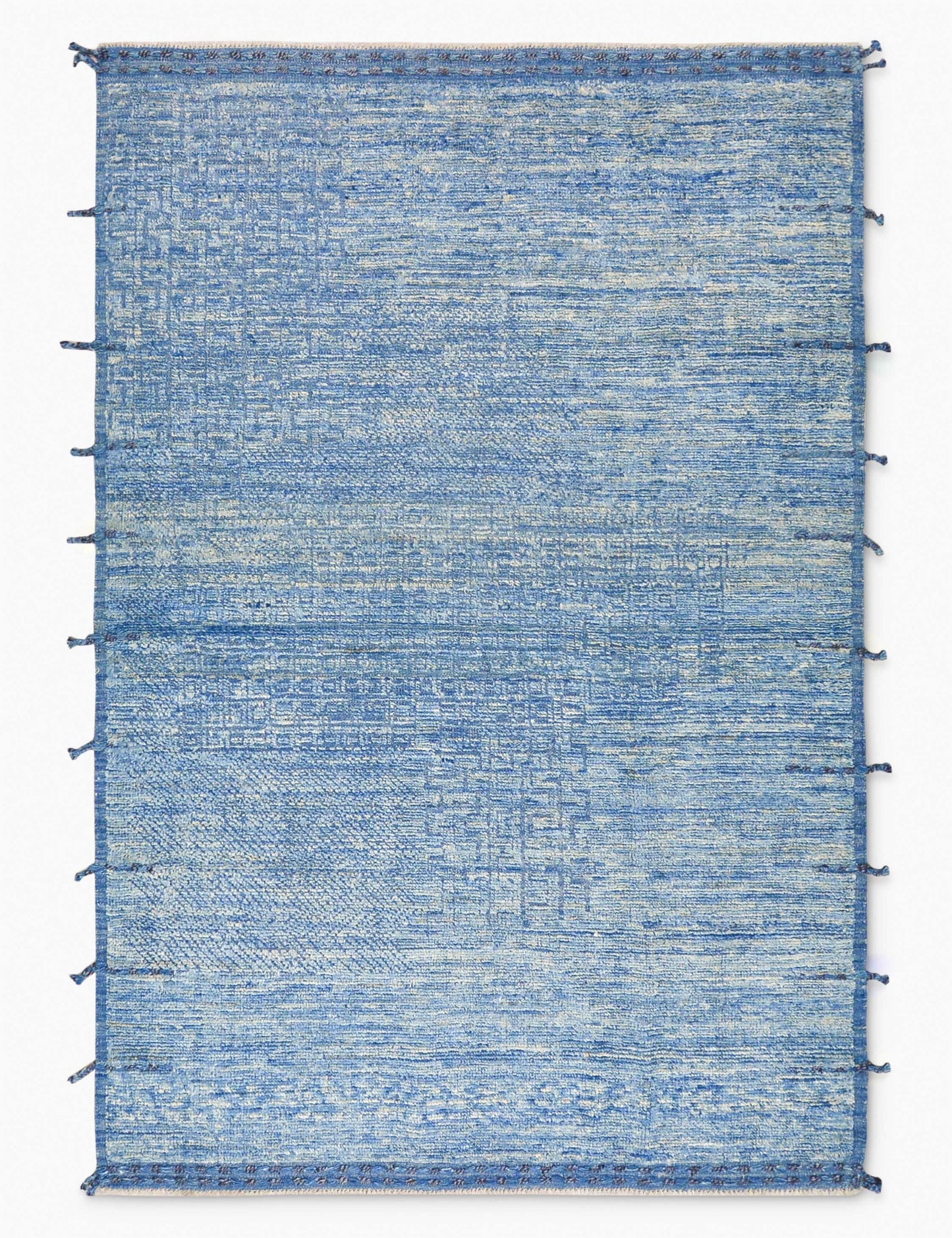 Tapis marocain vintage en laine noué à la main n° 475, 1,78 m x 2,40 m