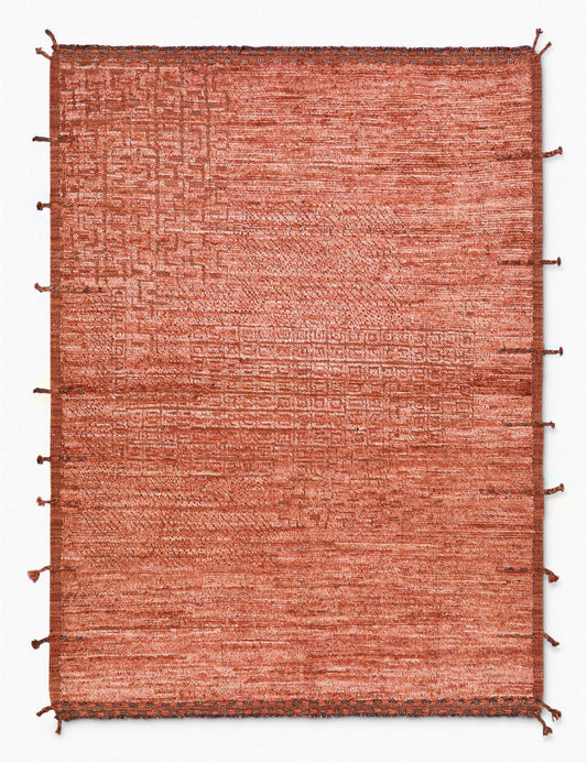 Tapis marocain vintage en laine noué à la main n° 476, 1,78 m x 2,13 m