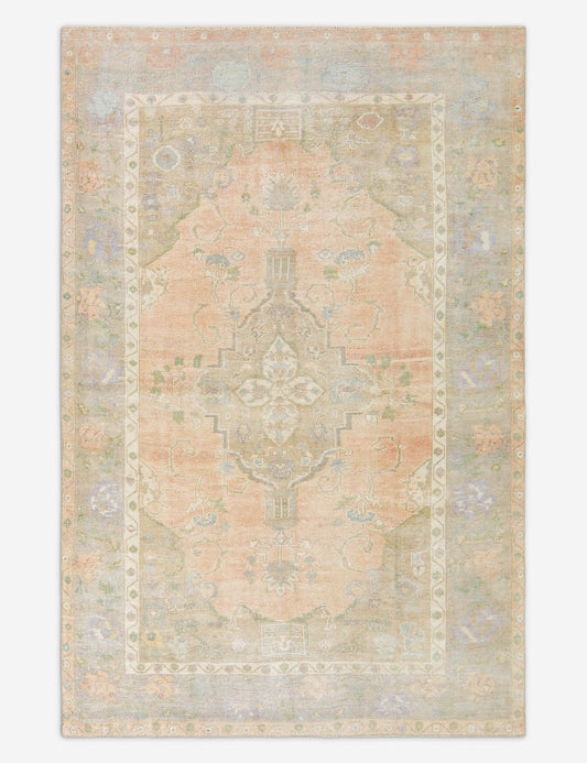 Tapis turc vintage en laine noué à la main n° 479, 1,62 m x 2,43 m