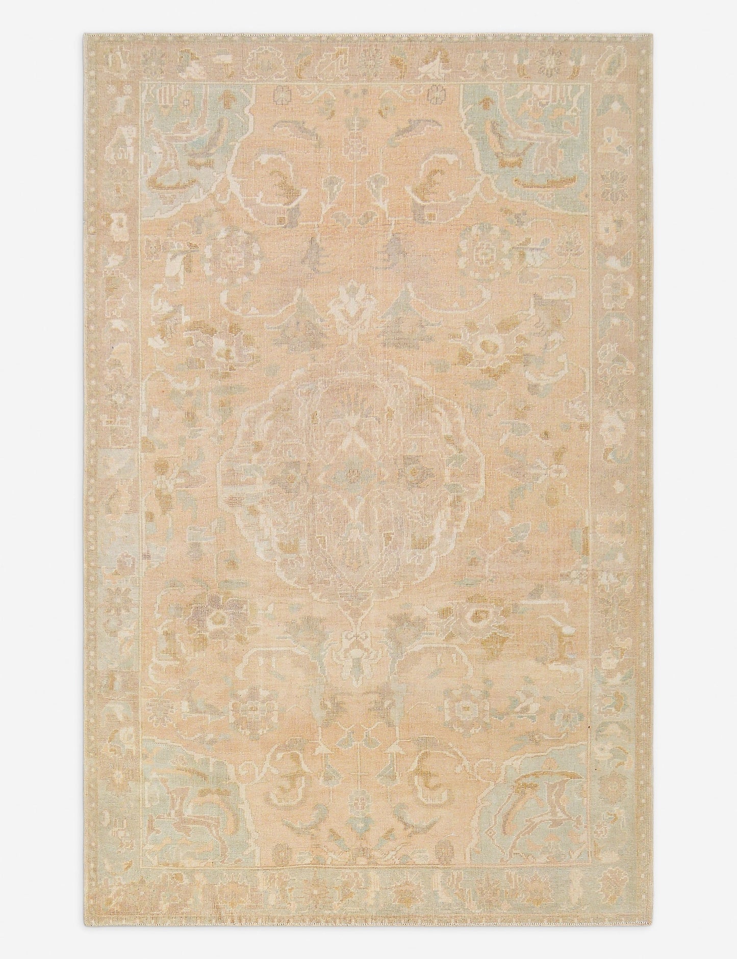 Tapis turc vintage en laine noué à la main n° 481, 1,80 m x 2,70 m