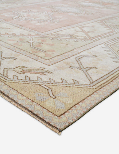 Tapis turc vintage en laine noué à la main n° 486, 1,95 m x 2,75 m