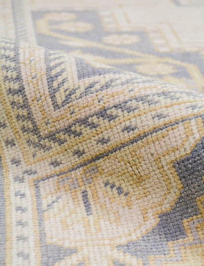 Tapis turc vintage en laine noué à la main n° 488, 1,55 m x 2,40 m