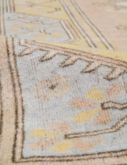 Tapis turc vintage en laine noué à la main n° 489, 1,83 m x 2,73 m