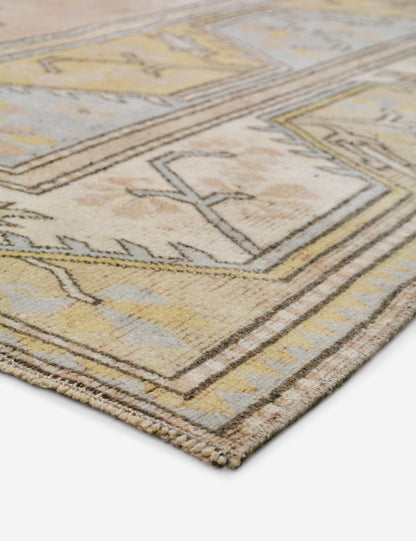Tapis turc vintage en laine noué à la main n° 489, 1,83 m x 2,73 m