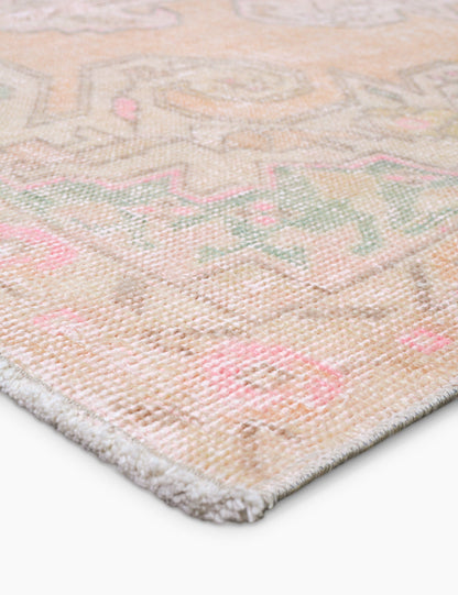Tapis turc vintage en laine noué à la main n° 493, 1,20 m x 2,10 m