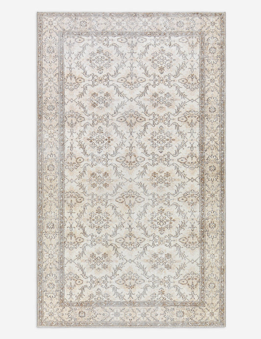 Tapis turc vintage en laine noué à la main n° 502, 1,60 m x 2,70 m