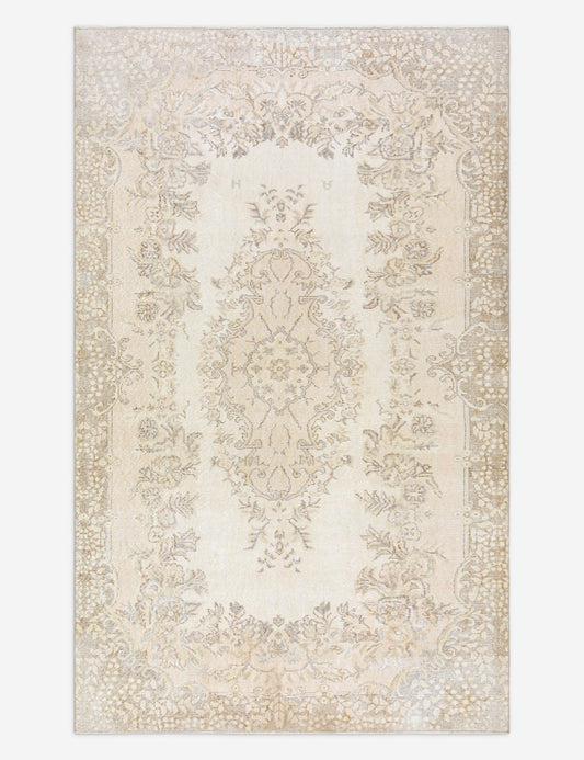 Tapis turc vintage en laine noué à la main n° 503, 1,80 m x 2,70 m
