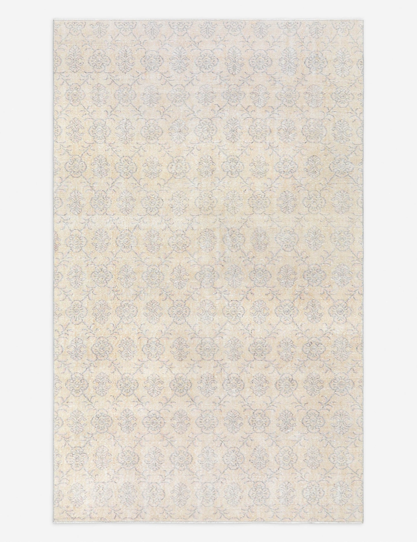 Tapis turc vintage en laine noué à la main n° 504, 1,65 m x 2,75 m