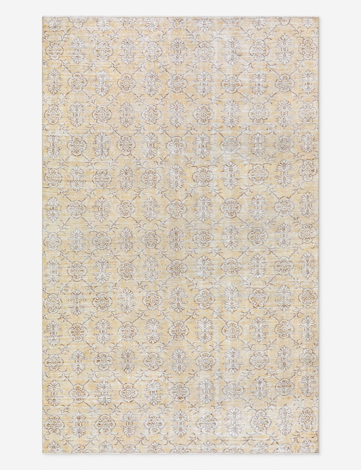Tapis turc vintage en laine noué à la main n° 506, 1,65 m x 2,40 m