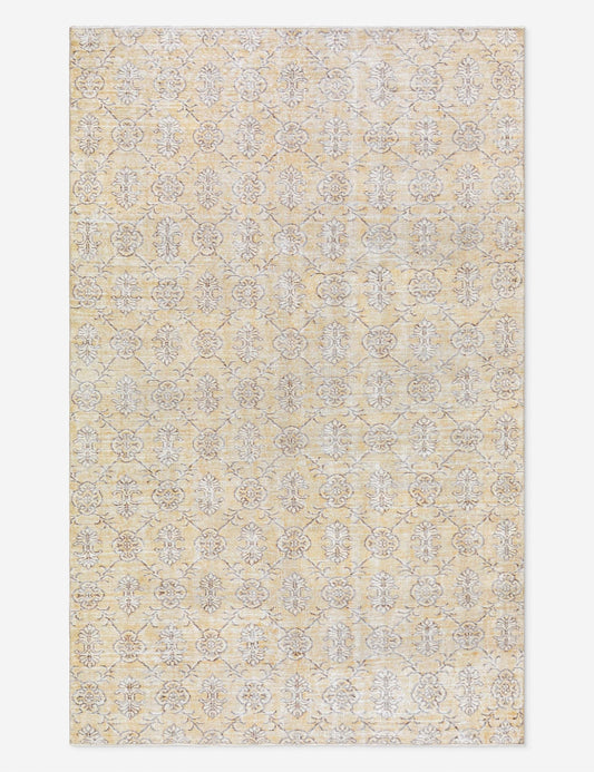 Tapis turc vintage en laine noué à la main n° 506, 1,65 m x 2,40 m