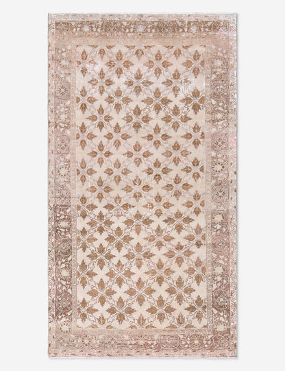 Tapis turc vintage en laine noué à la main n° 507, 1,50 m x 2,70 m