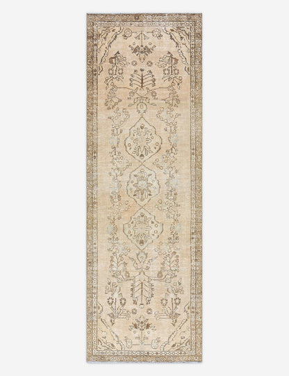 Tapis turc vintage en laine noué à la main n° 514, 90 cm x 270 cm