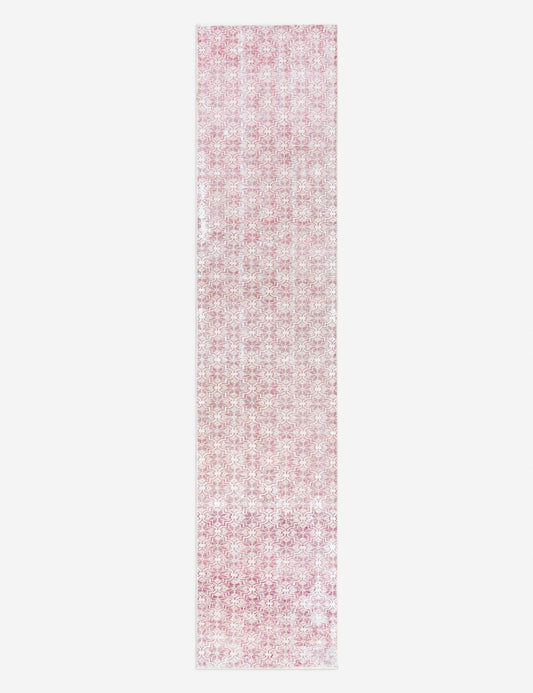 Tapis de couloir vintage turc en laine noué à la main n° 276, 60 cm x 33 cm