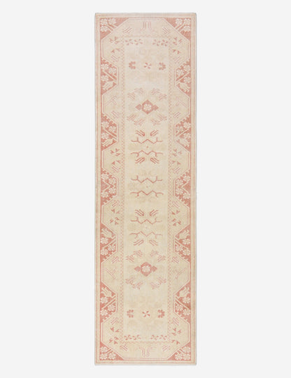 Tapis de couloir vintage turc en laine noué à la main n° 279, 72 cm x 274 cm