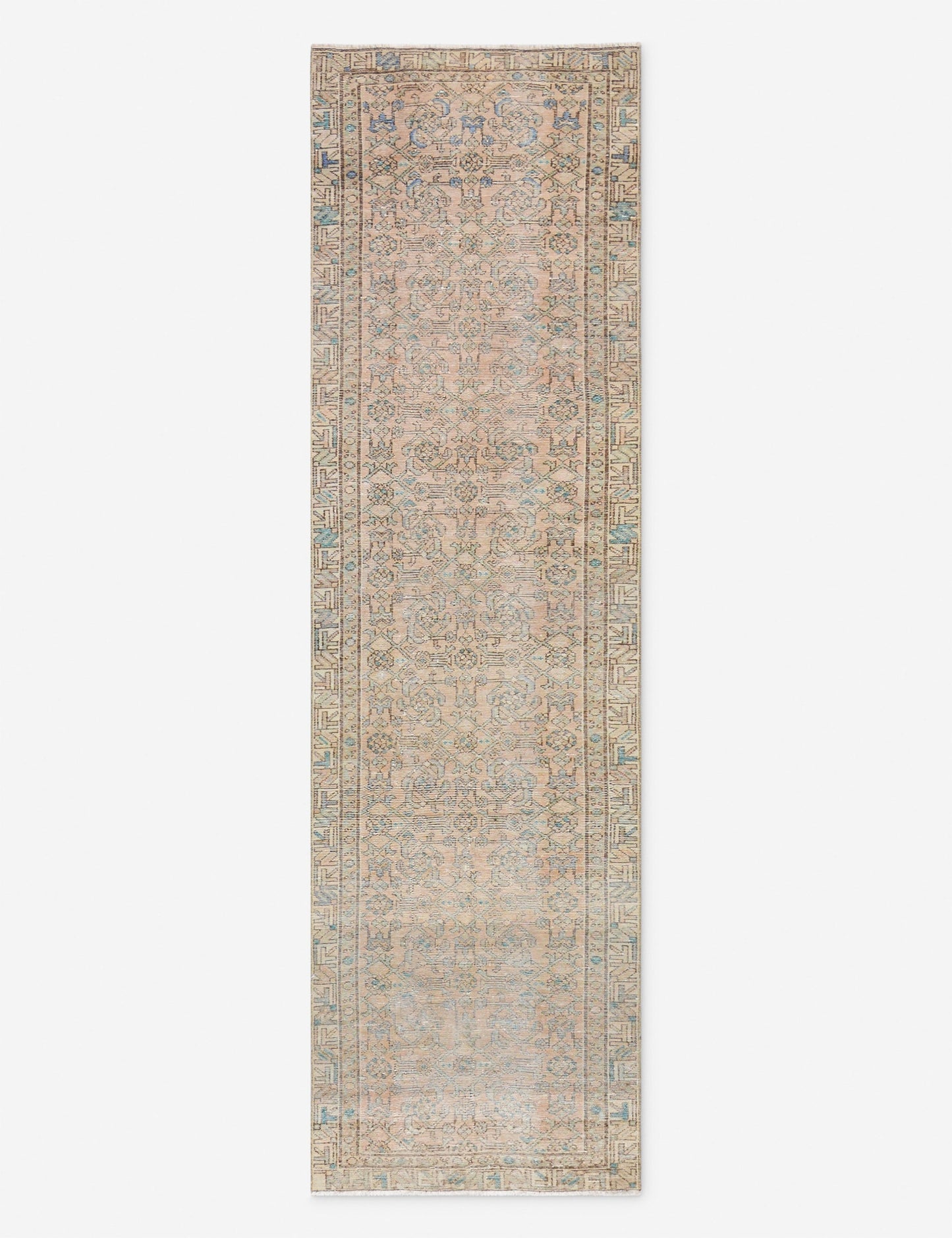 Tapis de couloir vintage turc en laine noué à la main n° 285, 90 cm x 300 cm 1
