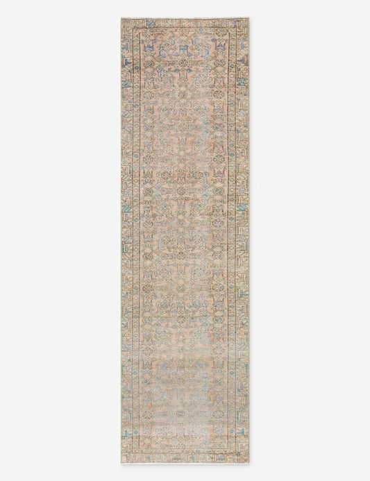 Tapis de couloir vintage turc en laine noué à la main n° 285, 90 cm x 300 cm 1