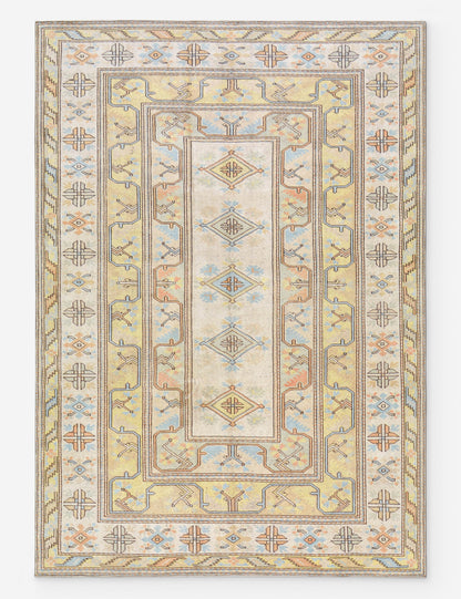Tapis turc vintage en laine noué à la main n° 517, 2 m x 2,7 m