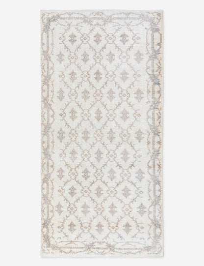Tapis turc vintage en laine noué à la main n° 518, 90 cm x 190 cm
