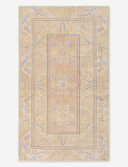 Tapis turc vintage en laine noué à la main n° 520, 3' 7 X 6'