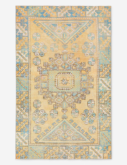 Tapis turc vintage en laine noué à la main n° 522, 90 cm x 160 cm