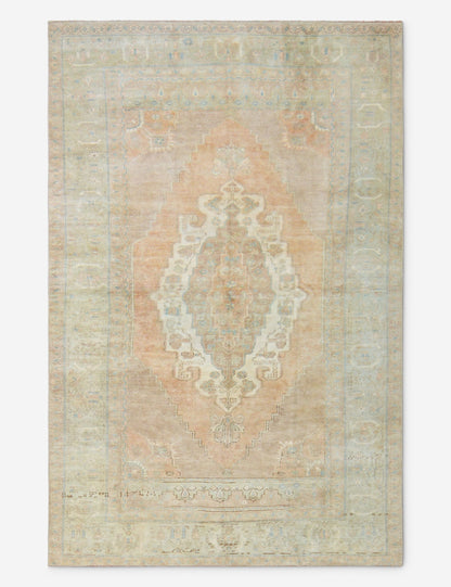 Tapis turc vintage en laine noué à la main n° 527, 1,55 m x 2,40 m