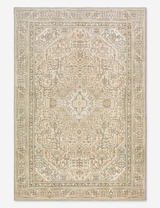 Tapis turc vintage en laine noué à la main n° 528, 1,80 m x 2,70 m