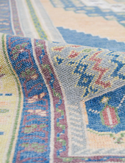 Tapis turc vintage en laine noué à la main n° 530, 1,65 m x 3 m