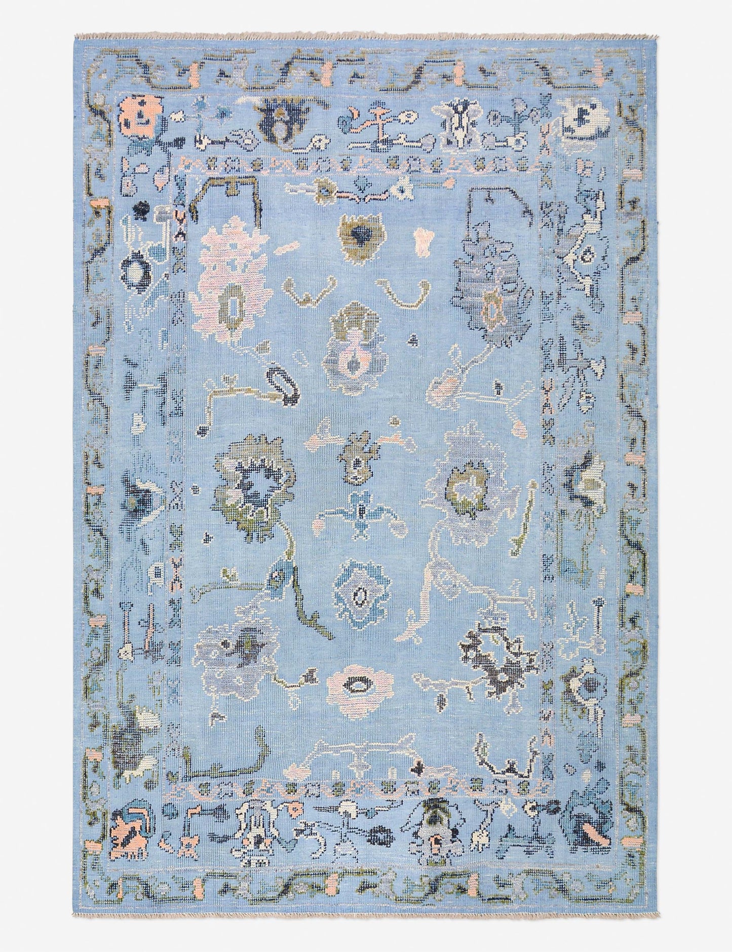 Tapis turc vintage en laine noué à la main n° 532, 1,90 m x 2,70 m