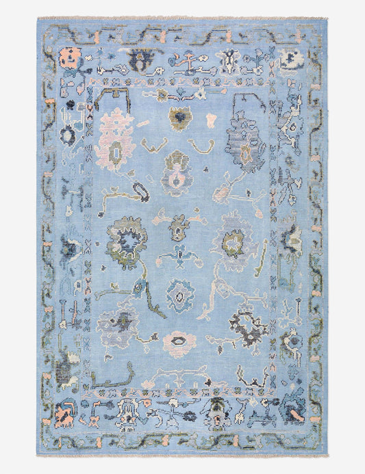 Tapis turc vintage en laine noué à la main n° 532, 1,90 m x 2,70 m